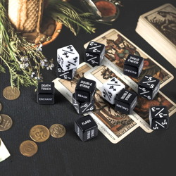 48 Pieces MTG Dice Counters,Abilities Keywords Counter Dice,Mtg Life Counter 1/+ - Image 2