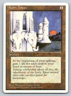 Ivory Tower Fourth Edition R NM Magic: The Gathering - Image 1