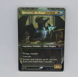 MTG Quandrix, the Proof Single Star SOS English Full Art - Image 1