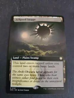 Eclipsed Steppe (Extended Art) Secrets of Strixhaven Regular MTG NM SOS - Image 1
