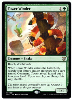 Tower Winder 0034 Non Foil Rare Outlaws of Thunder Junction MTG NM - Image 1