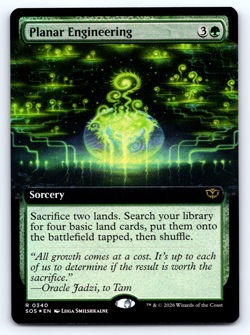 Planar Engineering FOIL Extended Art - Secrets of Strixhaven - MTG - Image 1