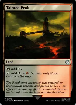 Tainted Peak - U - Land - Normal - Universes Beyond: Fallout - #300 - NM - MTG - Image 1