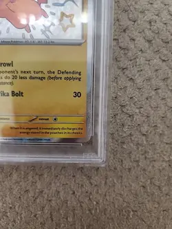 2024 POKEMON PAF EN-PALDEAN FATES SHINY RARE #131 PIKACHU PSA 9 MINT! - Image 5