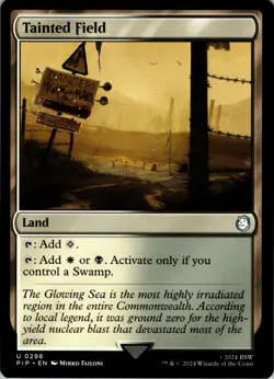 Tainted Field - U - Land - Normal - Universes Beyond: Fallout - #298 - NM - MTG - Image 1