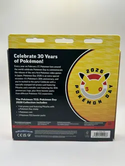 Pokemon TCG: Pokemon Day 2026 Collection Box - 30th Anniversary ~ Factory Sealed - Image 2