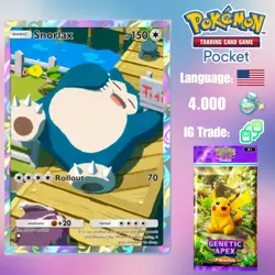 Snorlax - Genetic Apex – Pokemon TCG Pocket – Fast Trade (ENG) - Image 1