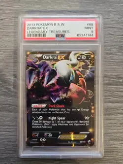 2013 Pokemon Darkrai Ex Legendary Treasures Black And White #88 PSA 9 - Image 2