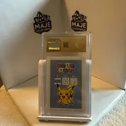 Pokemon Pikachu TCG Playing Cards 2019 Japanese Edition, CGC Pristine 10 - Image 2
