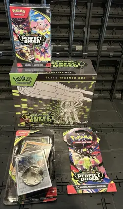 Pokemon TCG Mega Evolution Perfect Order Elite Trainer Box ETB Lot, New - Image 1
