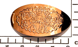 Inkay Souvenir Medal Pokemon coin Very Rare From Japan Nintendo F/S - Image 1