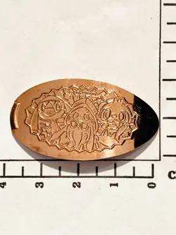 Inkay Souvenir Medal Pokemon coin Very Rare From Japan Nintendo F/S - Image 2