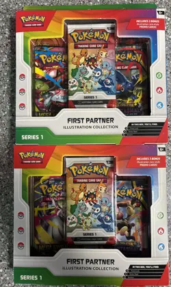 Pokemon TCG First Partner Illustration Collection Series 1 Sealed Boxes LOT OF 2 - Image 1