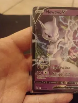 Pokemon TCG Mewtwo V 030/078 Pokemon GO Ultra Rare Holo - Image 3