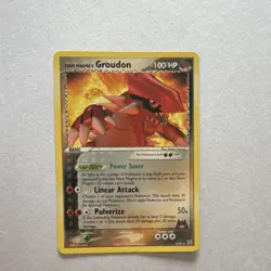 Pokemon Team Magma's Groudon EX Team Magma vs. Team Aqua 9/95 100 HP Nintendo E… - Image 1