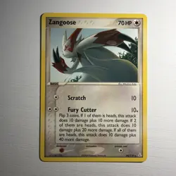 Pokemon TCG Holon Phantoms Zangoose 34/110 - Image 1