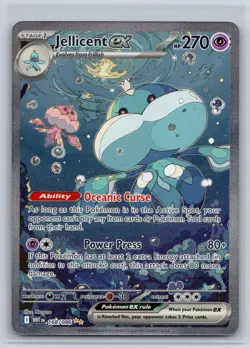 Jellicent ex 168/086 Holo Special Illustration Rare White Flare Pokemon NM - Image 1