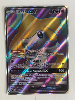 Pokemon TCG Unified Minds Alternate Art Promo Jirachi GX 79a/236 Near Mint - Image 1