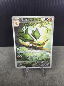 Vibrava 206/191 SV08: Surging Sparks Illustration Rare Pokemon TCG NM English 🔥 - Image 1