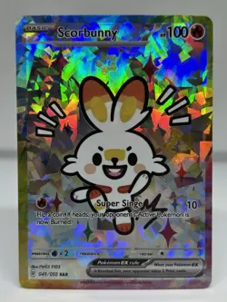 SCORBUNNY 2026 - NON TCG / FAN ART JAPANESE POKEMON ARTWORK - Image 1