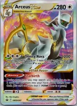 Arceus VSTAR SWSH307 Holo Promo Sword & Shield Promo Pokemon Near Mint - Image 1
