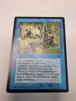 MTG Invoke "Prejudice" Pre Judice Banned Italian Legends Invoca Pregiudizio - Image 1