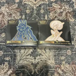 Mega Evolution Gardevoir & Lucario Pokemon Center ETB Elite Trainer Box Set Of 2 - Image 1
