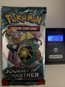 22.19/20g Pokemon TCG Journey Together Booster Pack Factory Sealed ✅ - Image 1