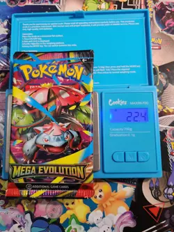 (VERY HEAVY!!🔥) 22.4g SIRUU Pokemon TCG Mega Evolution Booster Pack (SEALED)✅ - Image 1