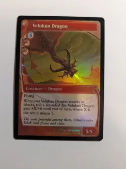 Velukan Dragon (Future Sight) Foil Near Mint MTG Mystery Booster 2 - Image 1