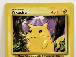 Vintage 1999 Pokemon TCG Base Set PIKACHU Yellow Cheeks 58/102 NM-LP Eng, Unltd - Image 2