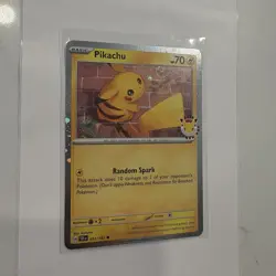 Pikachu 051/162 Cosmos Holo Pokemon Day 2026 Stamped Promo NM With Swirl - Image 4