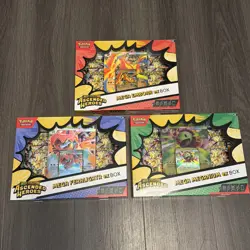 Pokemon TCG Ascended Heroes EX Box Emboar, Feraligatr, Meganium Bundle Sealed - Image 1