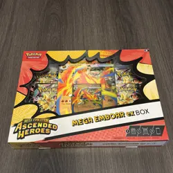 Pokemon TCG Ascended Heroes EX Box Emboar, Feraligatr, Meganium Bundle Sealed - Image 2
