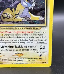 Raikou 13/64 - Neo Revelation Holo - HP - Pokemon TCG - Image 3