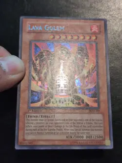 Yu-Gi-Oh! SECRET RARE HOLO CARD LAVA GOLEM PGD-107 1ST LP - Image 2
