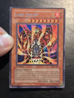 Yu-Gi-Oh! SECRET RARE HOLO CARD LAVA GOLEM PGD-107 1ST LP - Image 3