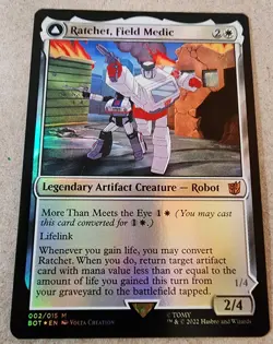 Ratchet, Field Medic - #02 Foil Universes Beyond: Transformers - Mtg - Image 1