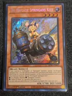 Tri-Brigade Springans Kitt BPRO-EN025 (Secret Rare) 1st Ed - NM - YU-GI-OH! - Image 1