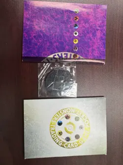 Alakazam Pokemon Coin Japanese Yamabuki City Gym Starter Book Purple Vintage - Image 2