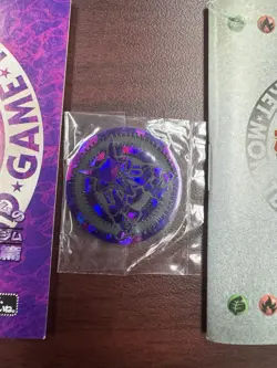 Alakazam Pokemon Coin Japanese Yamabuki City Gym Starter Book Purple Vintage - Image 4