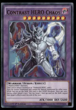 Contrast HERO Chaos SDHS-EN041 Ultra Rare Yu-Gi-Oh 1st Edition Near Mint - Image 1