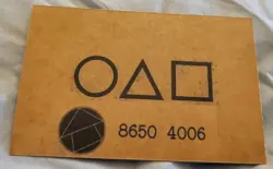 Squid Games Actor Signatures Card Old Prop Pop Culture Memorabilia TV Programme - Image 3