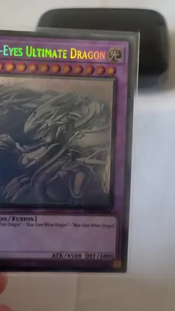 1st edition rare yugioh blue eyes ulimate dragon ghost rare ghost of the past 2 - Image 2