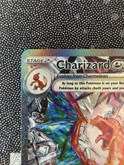 Pokemon TCG Charizard EX Sir Obsidian Flames 223/197 Full Art Secret Rare Card - Image 3