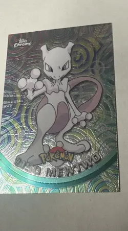 MEWTWO TOPPS CHROME #150 2000 POKEMON TRADING CARD - Image 1