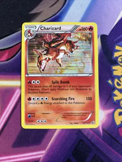 Charizard Holo Rare 19/113 Legendary Treasures Pokemon Card VLP - Image 1