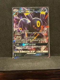 Pokemon Umbreon GX 80/149 SM Base Set Ultra Rare Holo Card Pokemon TCG HP 200 - Image 1
