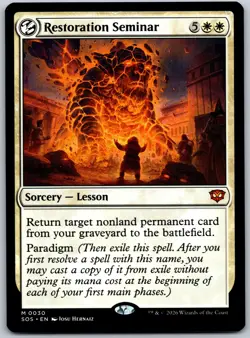 Restoration Seminar M Secrets of Strixhaven 30 NM - Image 1