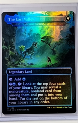 MTG Magic The Gathering SLD Secret Lair Lara Croft Foil Heart of the Explorer - Image 2